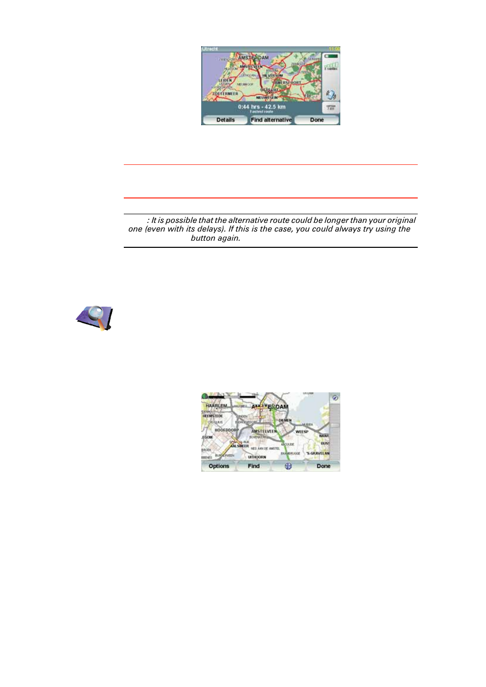 Checking traffic incidents in your area, Traffic incidents | TomTom LTO 200D User Manual | Page 63 / 79