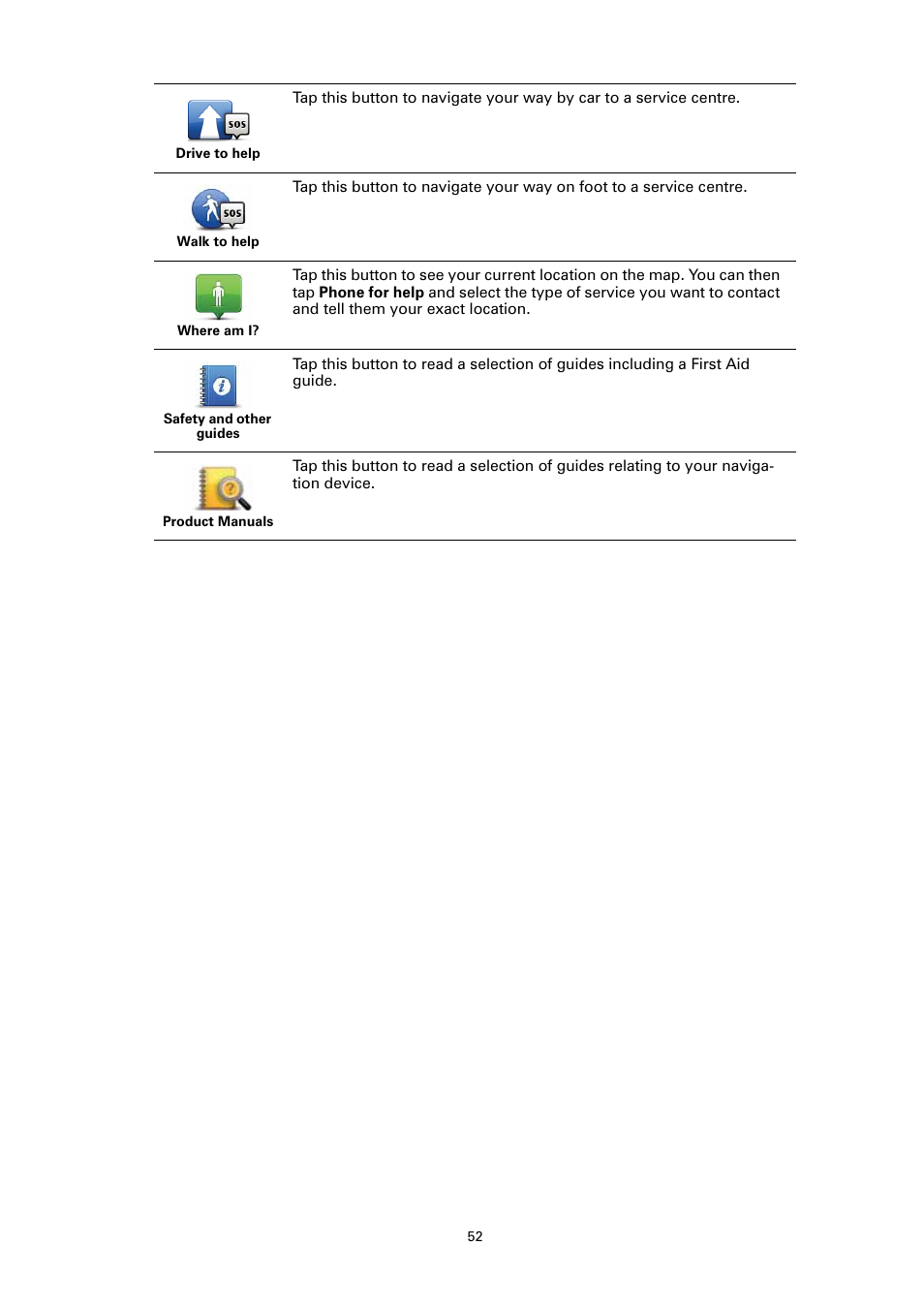 TomTom GO User Manual | Page 52 / 86