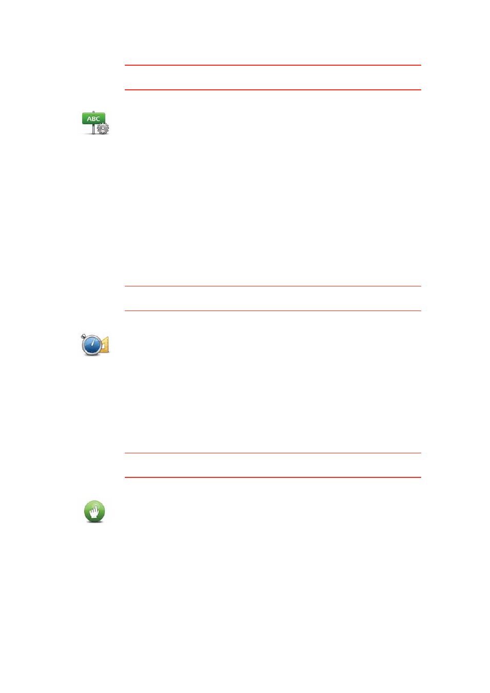 Street name preferences, Set units, Operate left-handed / operate right-handed | TomTom GO EN User Manual | Page 43 / 86