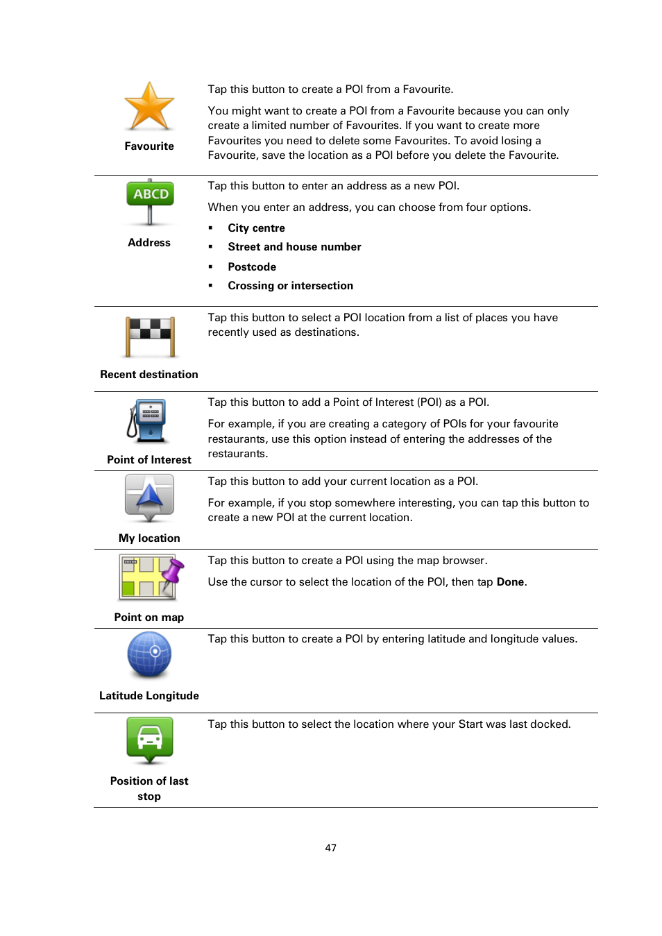 TomTom 4EN42 User Manual | Page 47 / 77