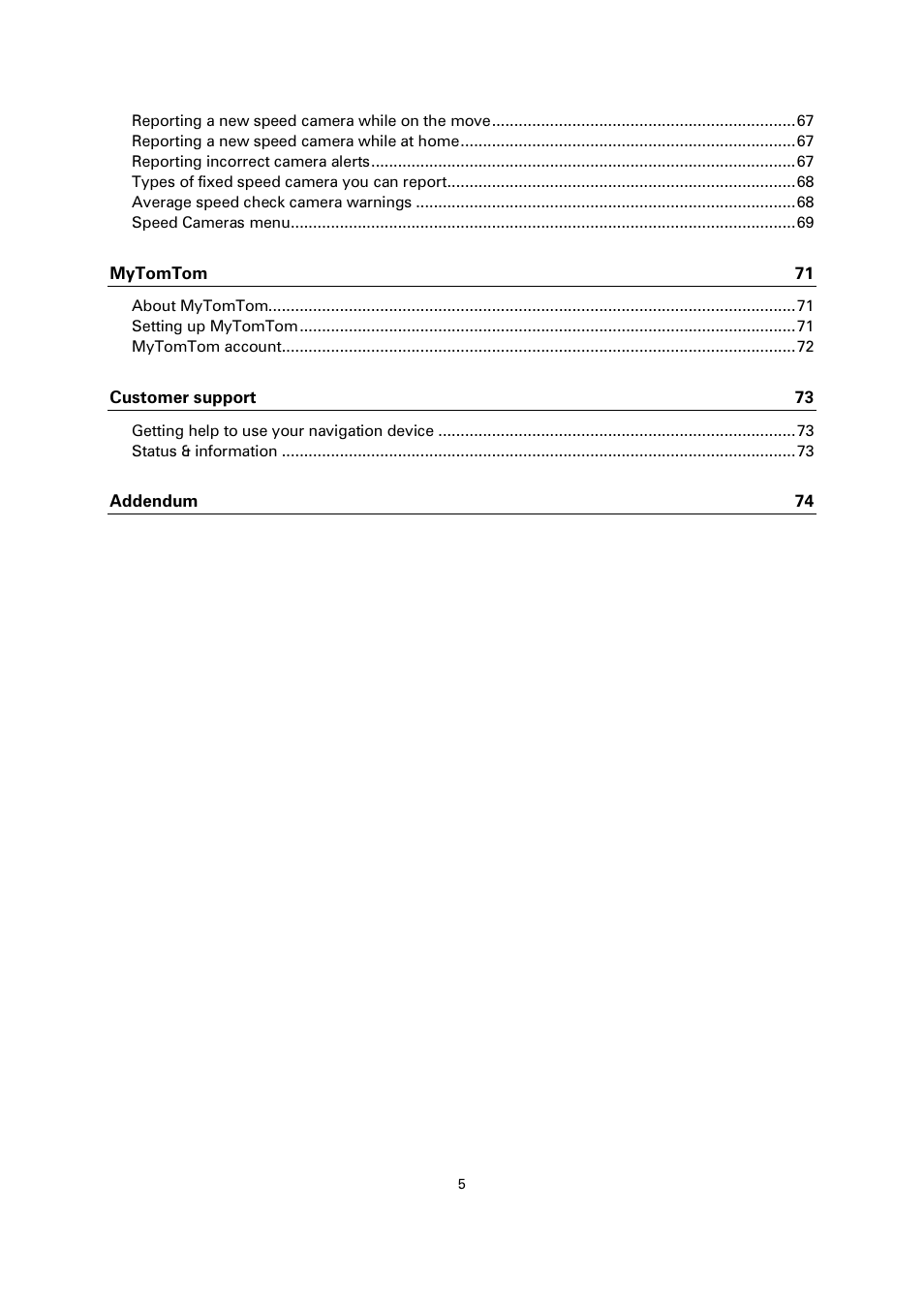 TomTom 4EN42 User Manual | Page 5 / 77