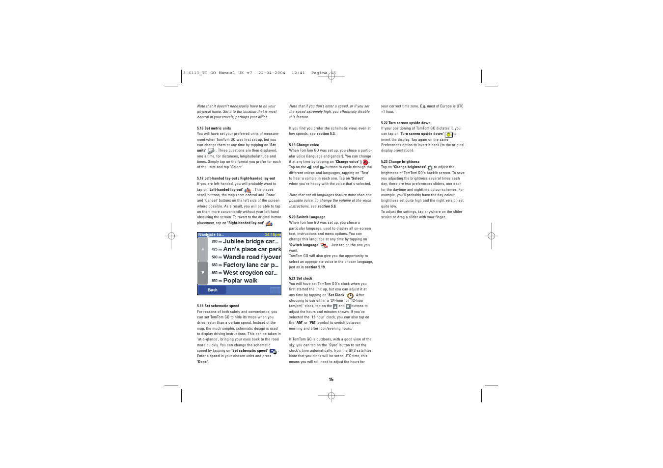 TomTom GO User Manual | Page 16 / 19