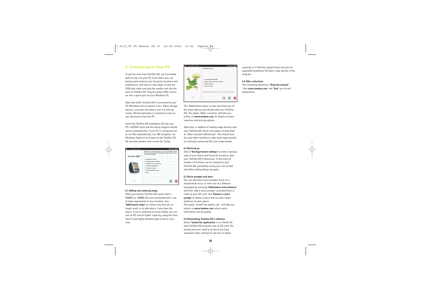 TomTom GO User Manual | Page 17 / 19