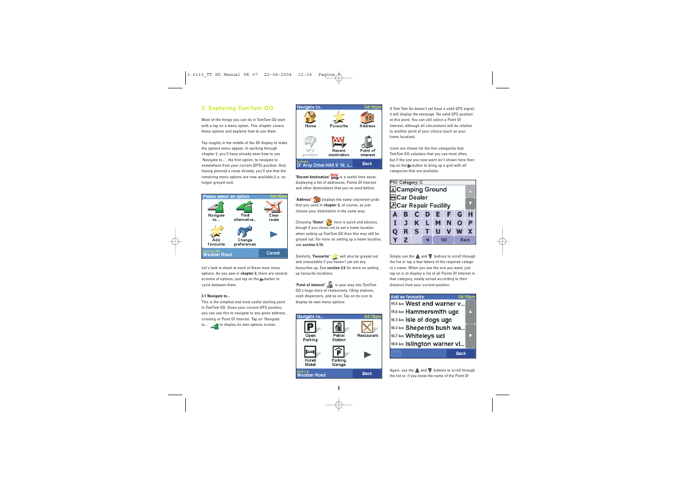 TomTom GO User Manual | Page 8 / 19