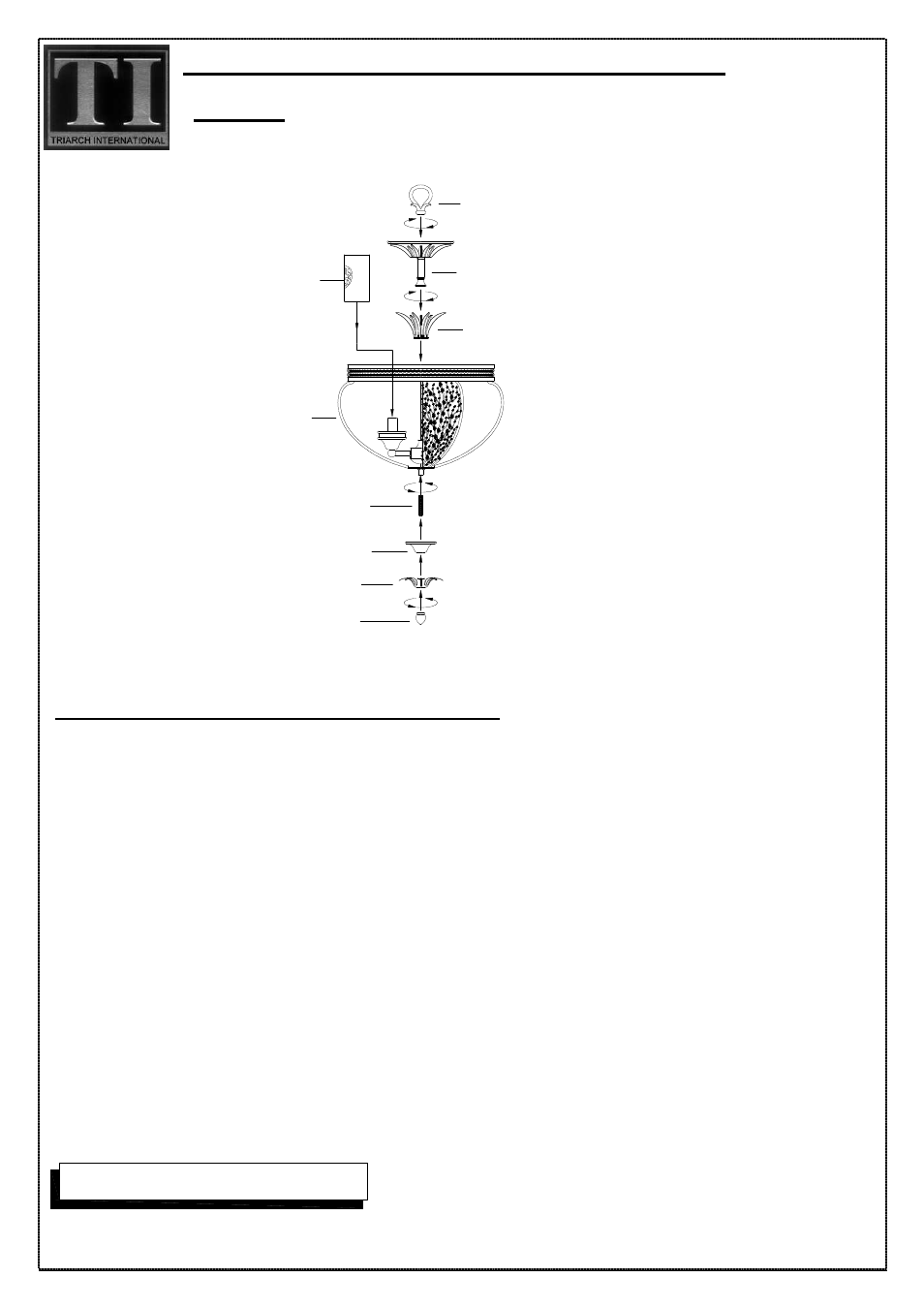 Triarch 29231/16 User Manual | 2 pages