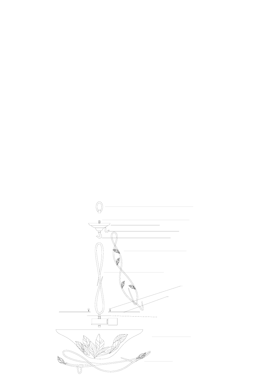 Triarch Pendant 31601-34 6lts User Manual | 2 pages