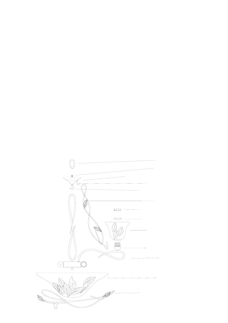 Triarch 9lts Chandelier 31603 User Manual | 1 page