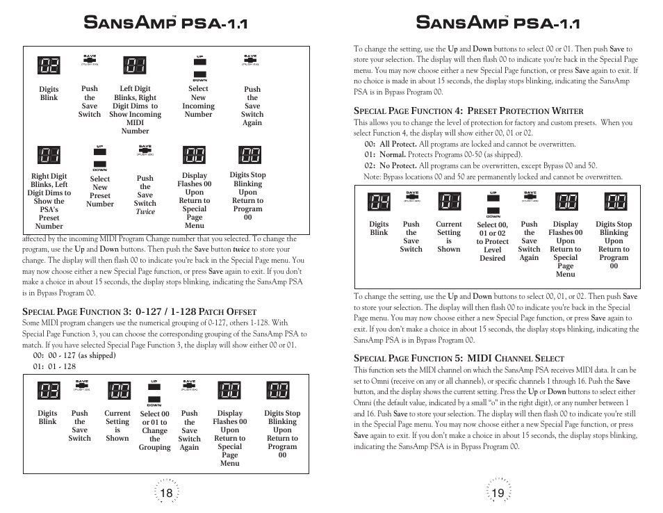 Tech 21 SANSAMP PSA-1.1 User Manual | Page 11 / 16