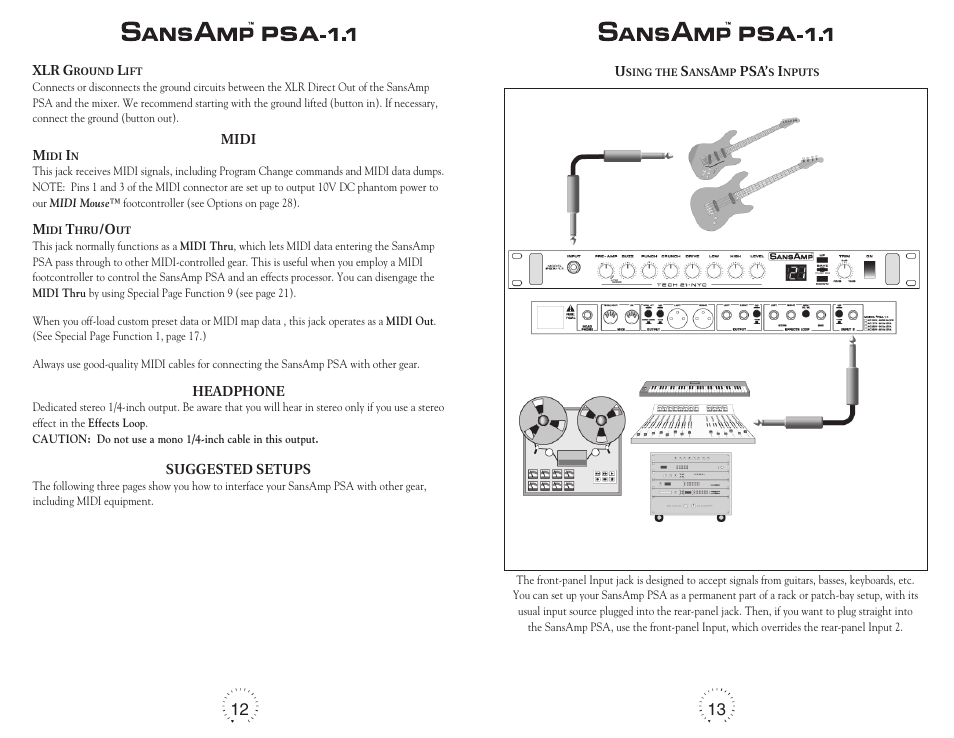 Tech 21 SANSAMP PSA-1.1 User Manual | Page 8 / 16