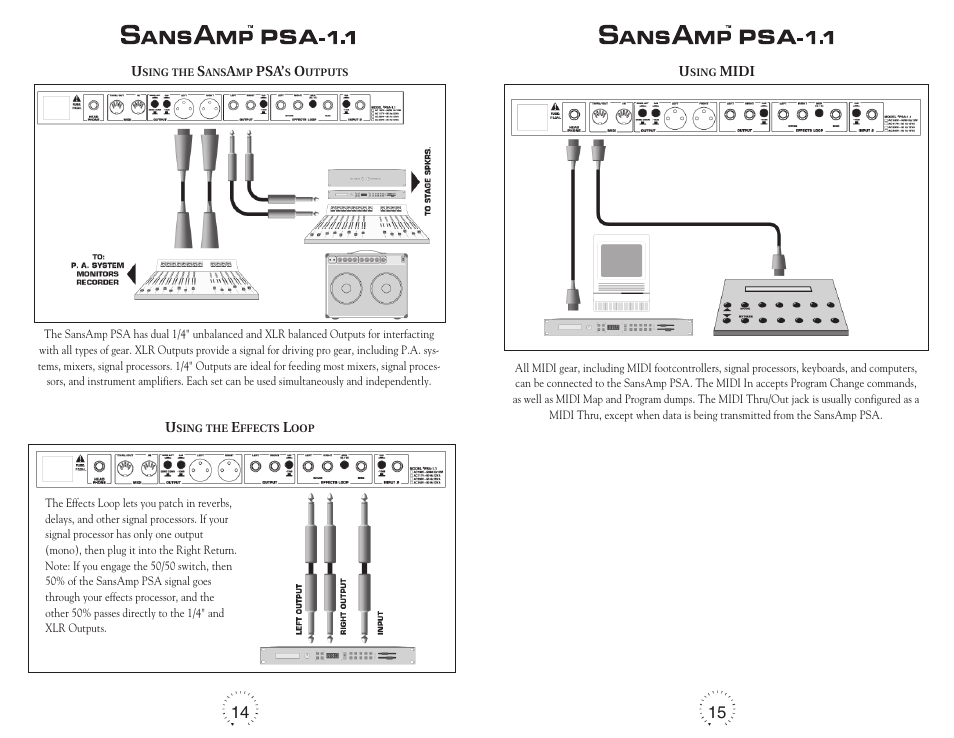 Tech 21 SANSAMP PSA-1.1 User Manual | Page 9 / 16