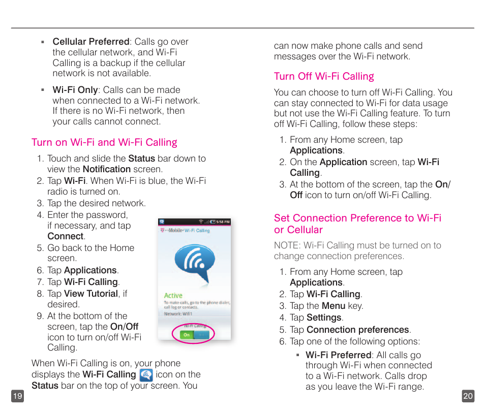 T-Mobile GALAXYS 4G User Manual | Page 13 / 27