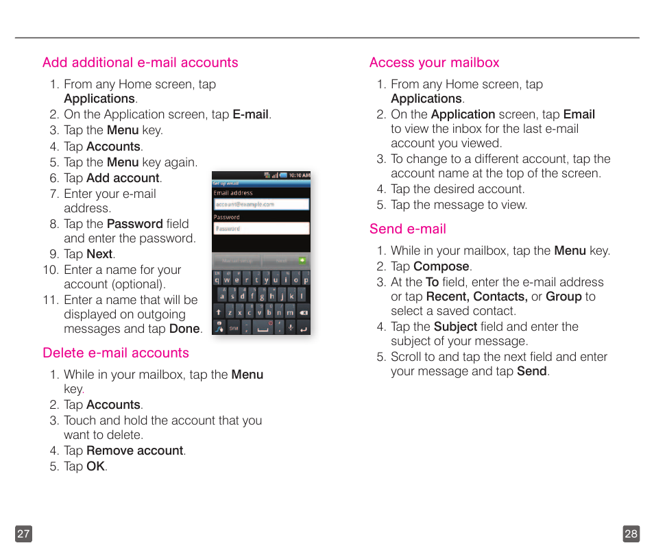 T-Mobile GALAXYS 4G User Manual | Page 17 / 27