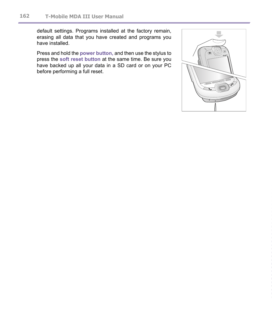 T-Mobile MDA III User Manual | Page 162 / 178