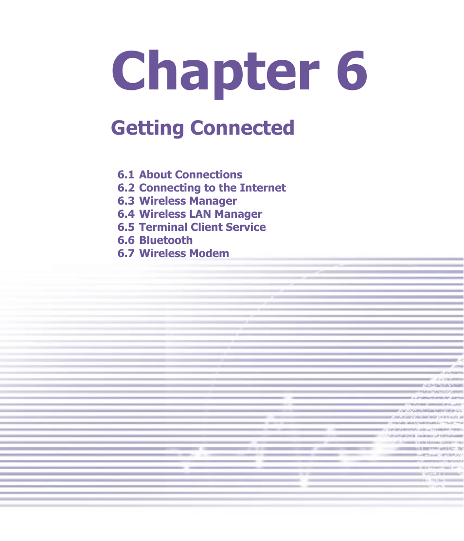 Chapter 6, Getting connected | T-Mobile MDA III User Manual | Page 73 / 178