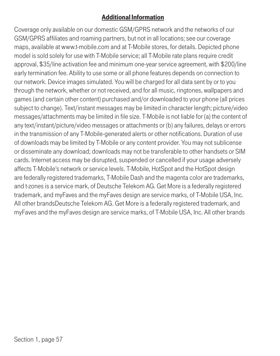 T-Mobile TM1393 User Manual | Page 61 / 62