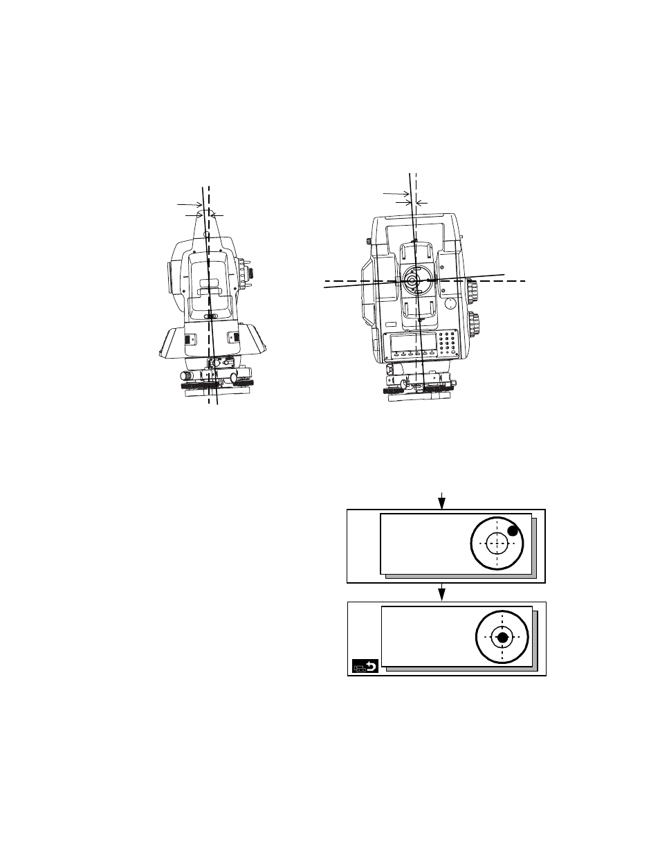 6 vertical and horizontal angle tilt correction, 6 vertical and horizontal angle tilt correction -6 | Topcon GTS-823A User Manual | Page 30 / 144