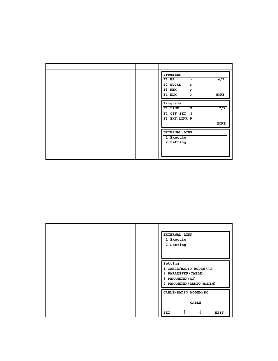 7 external link, 2 setting for the communication, 7 external link -23 | Topcon GTS-823A User Manual | Page 81 / 144