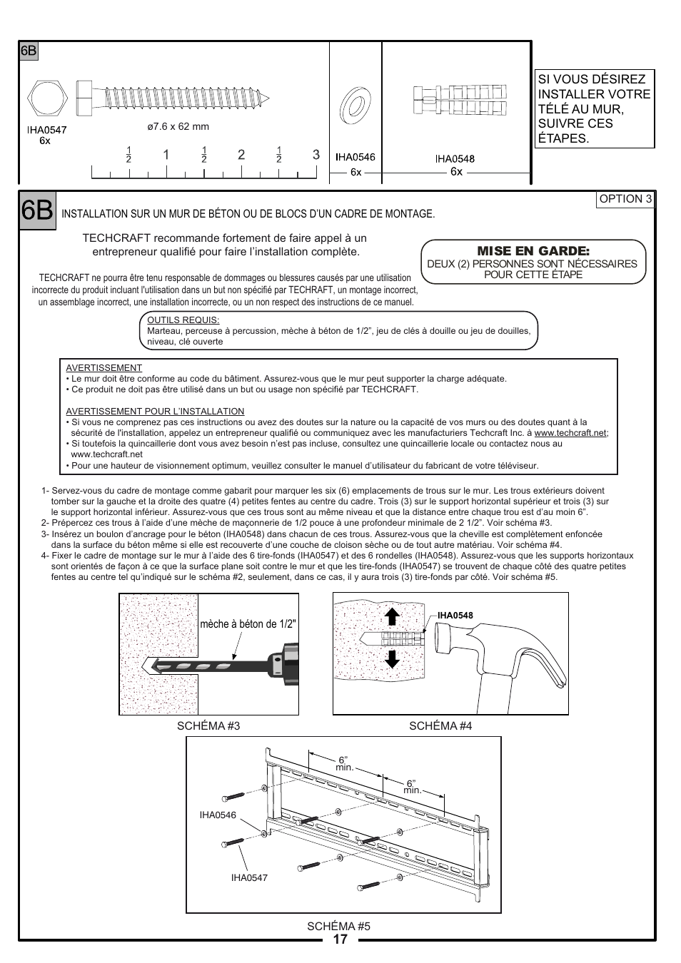 Tech Craft FLEX52W User Manual | Page 17 / 22