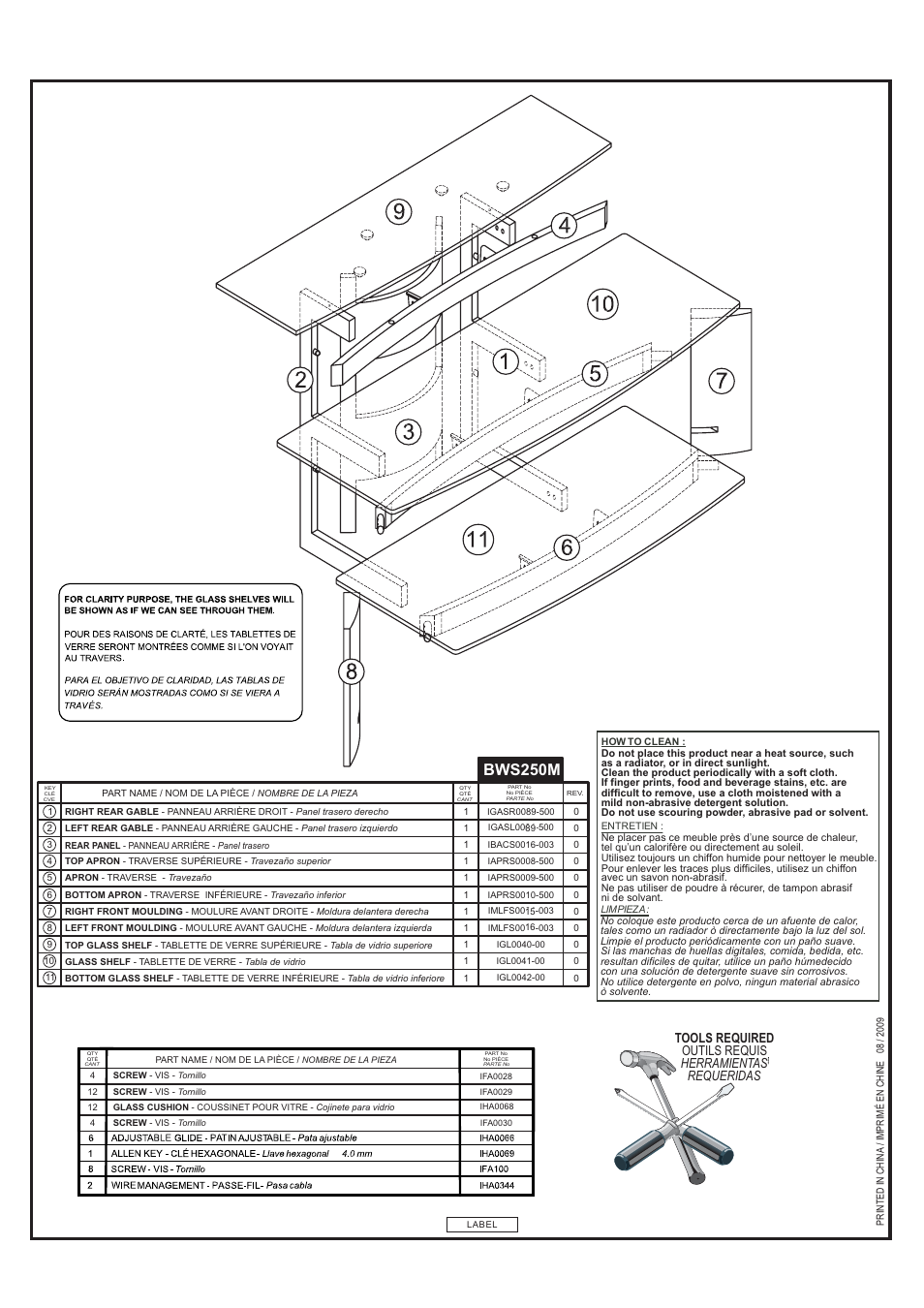 Bws250m | Tech Craft BWS250M User Manual | Page 2 / 5