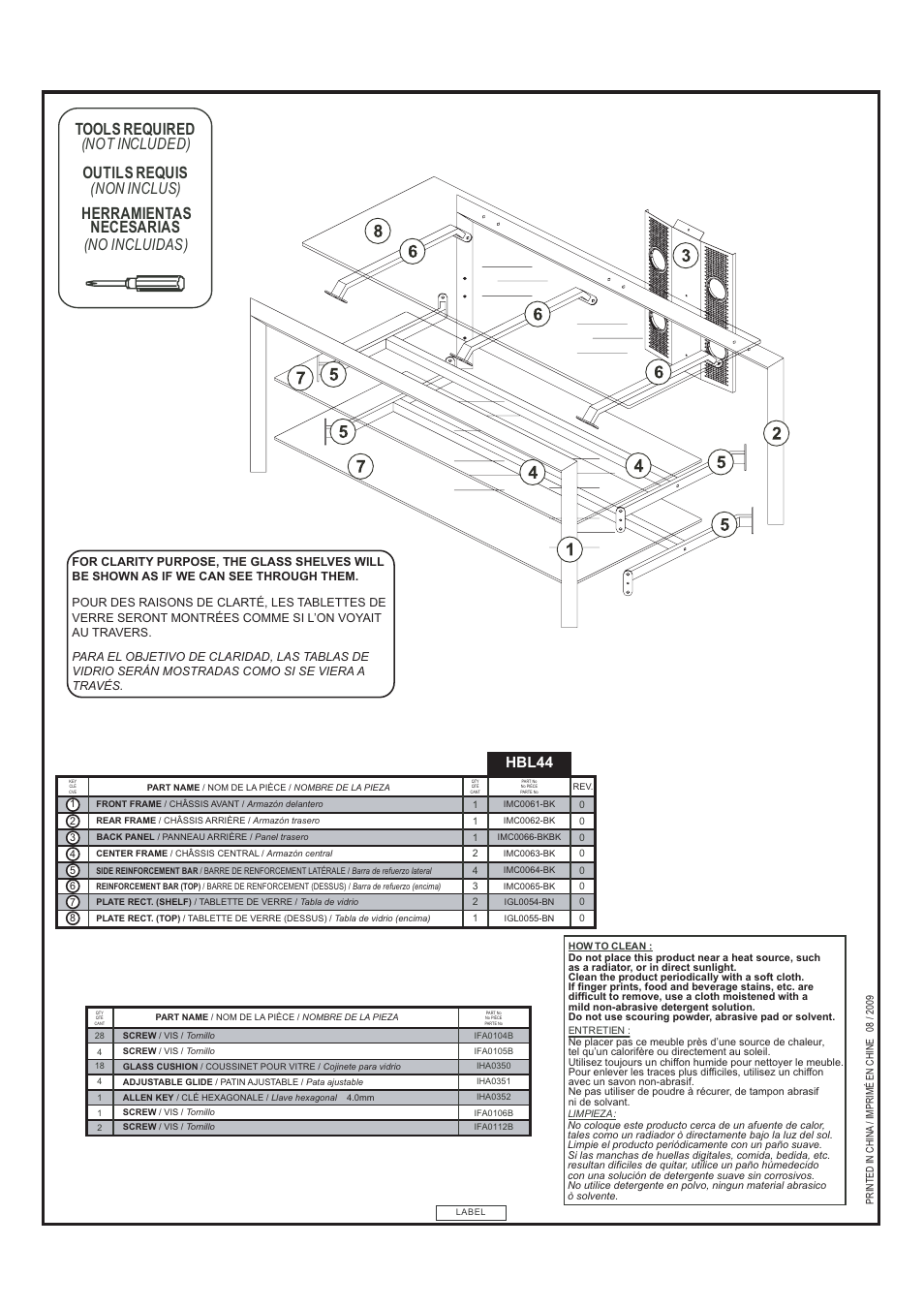 Hbl44 | Tech Craft HBL44 User Manual | Page 2 / 5