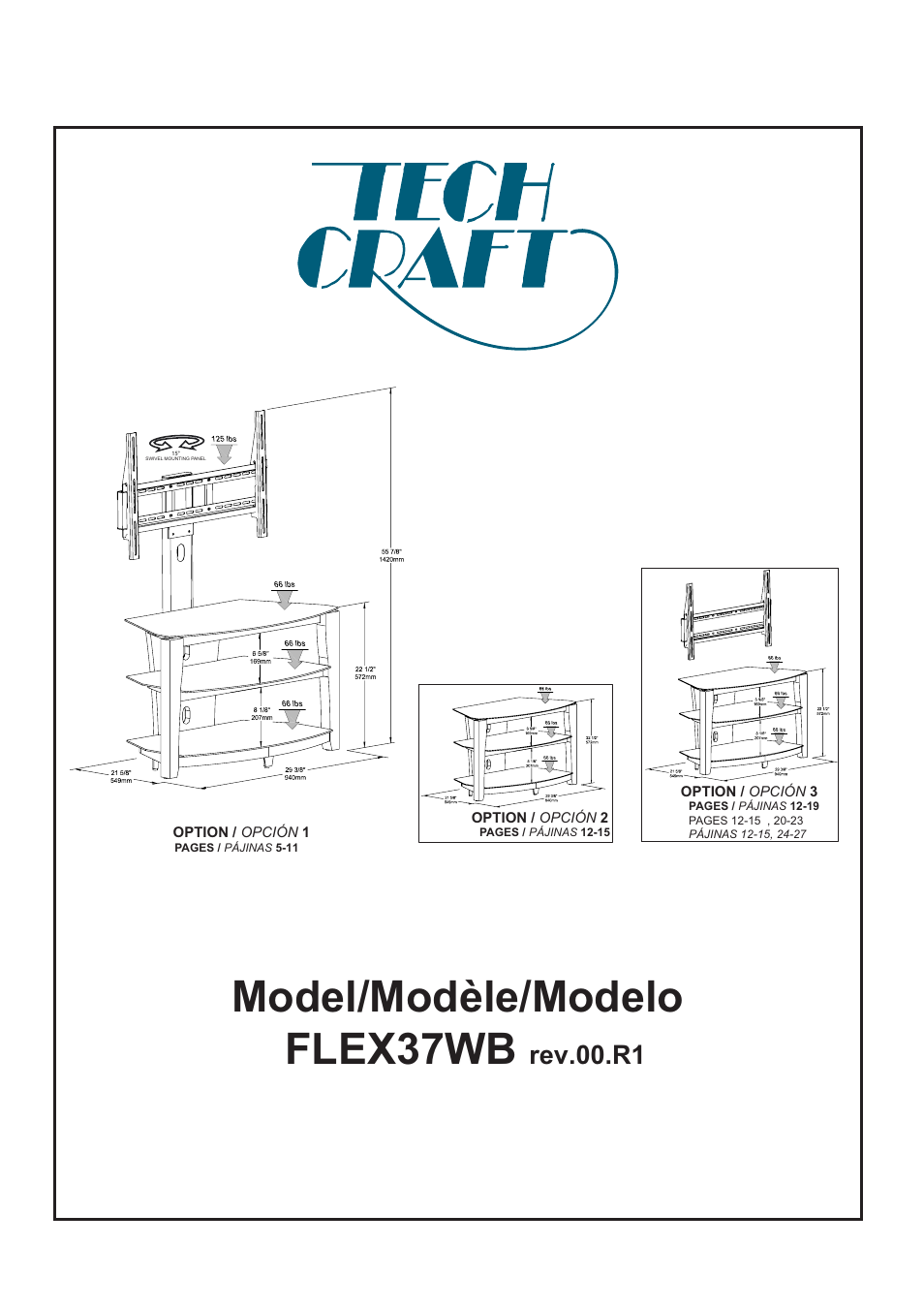 Tech Craft FLEX37WB User Manual | 27 pages