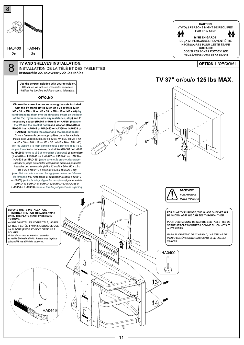 Tech Craft FLEX37WB User Manual | Page 11 / 27