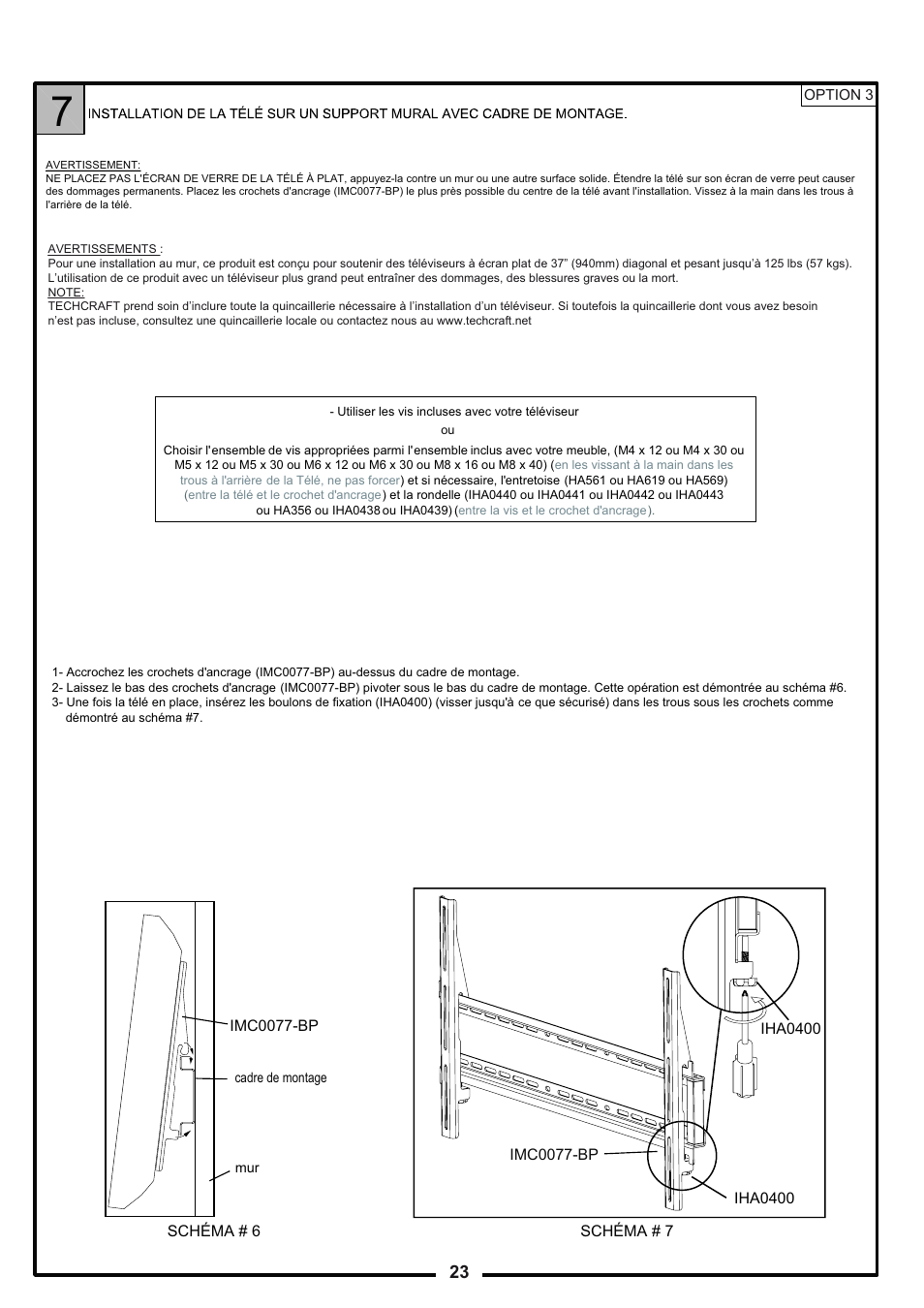 Tech Craft FLEX37WB User Manual | Page 23 / 27