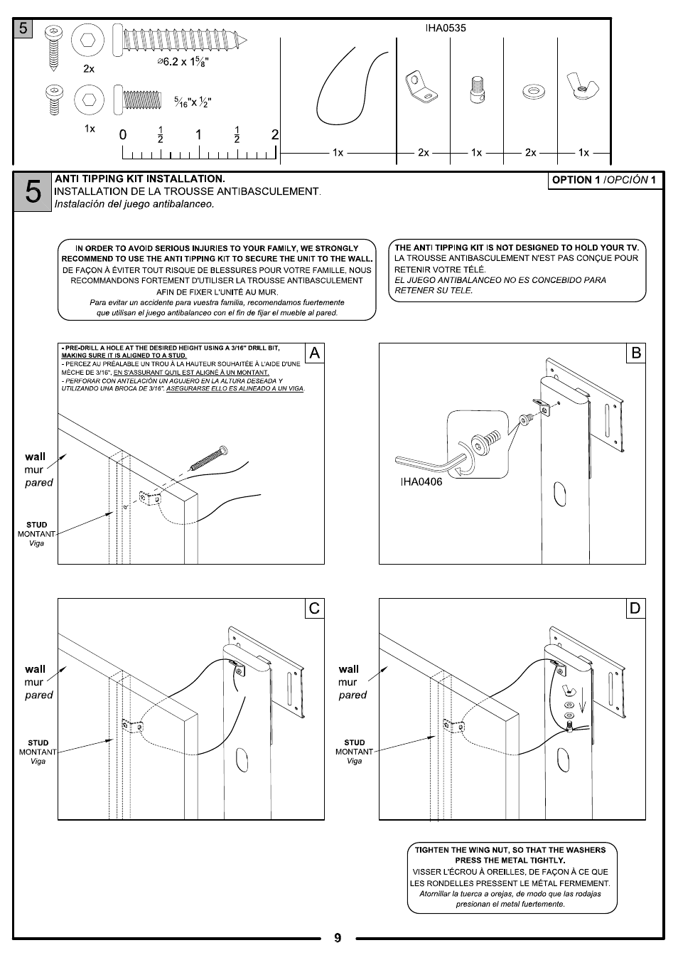 Tech Craft FLEX37WB User Manual | Page 9 / 27