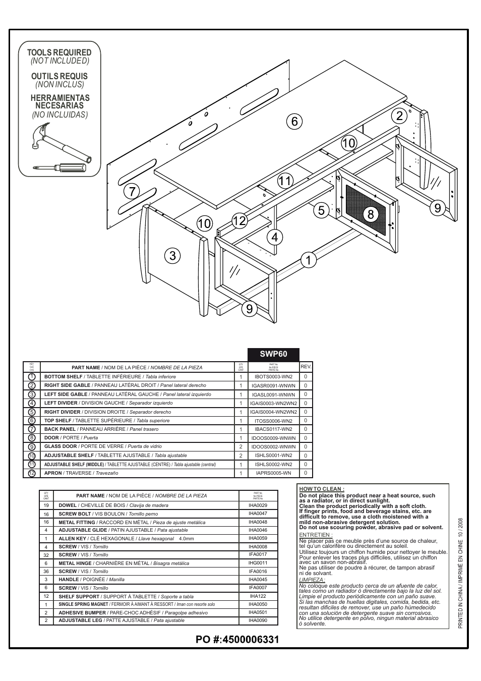 Swp60 | Tech Craft SWP60 User Manual | Page 3 / 10