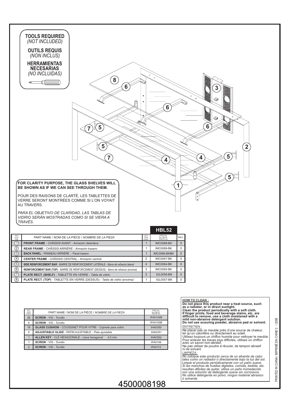 Hbl52 | Tech Craft HBL52 User Manual | Page 2 / 5