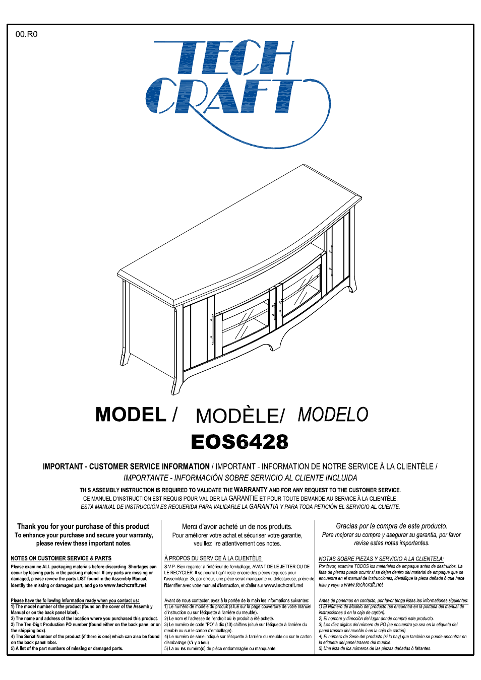 Tech Craft EOS6428 User Manual | Page 3 / 12