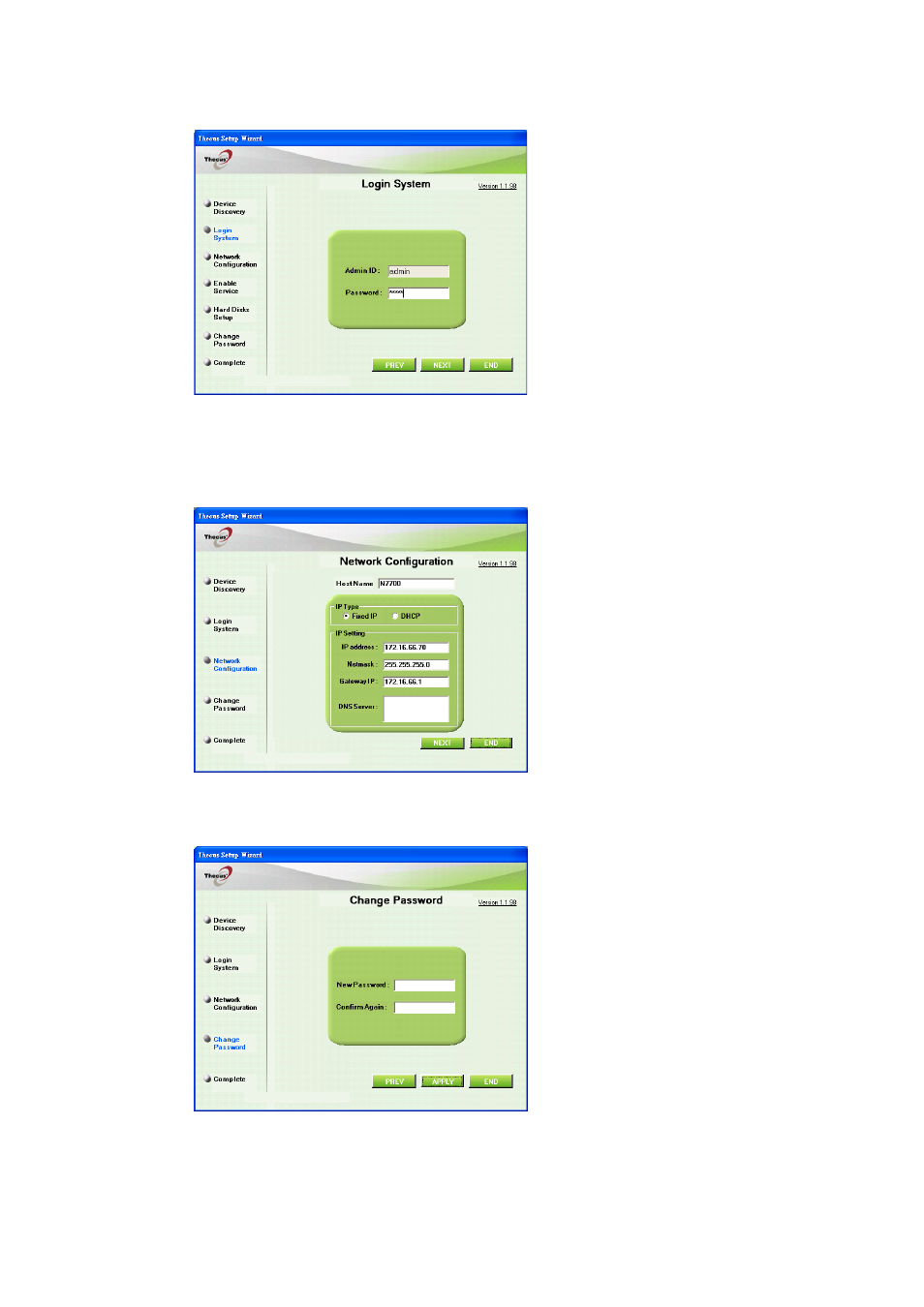 Change the default administrator password | Thecus Technology N8800 User Manual | Page 16 / 120