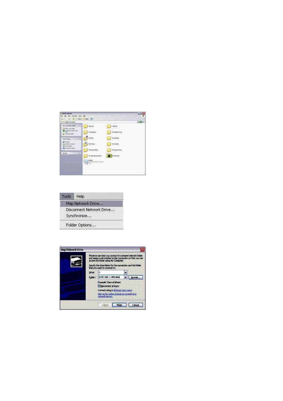 Chapter 6: tips and tricks, Mapping a client pc to the n199, Windows | Thecus Technology Thecus N199 User Manual | Page 75 / 94