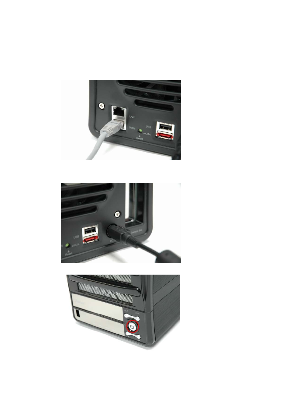 Cable connections | Thecus Technology M3800 User Manual | Page 13 / 104