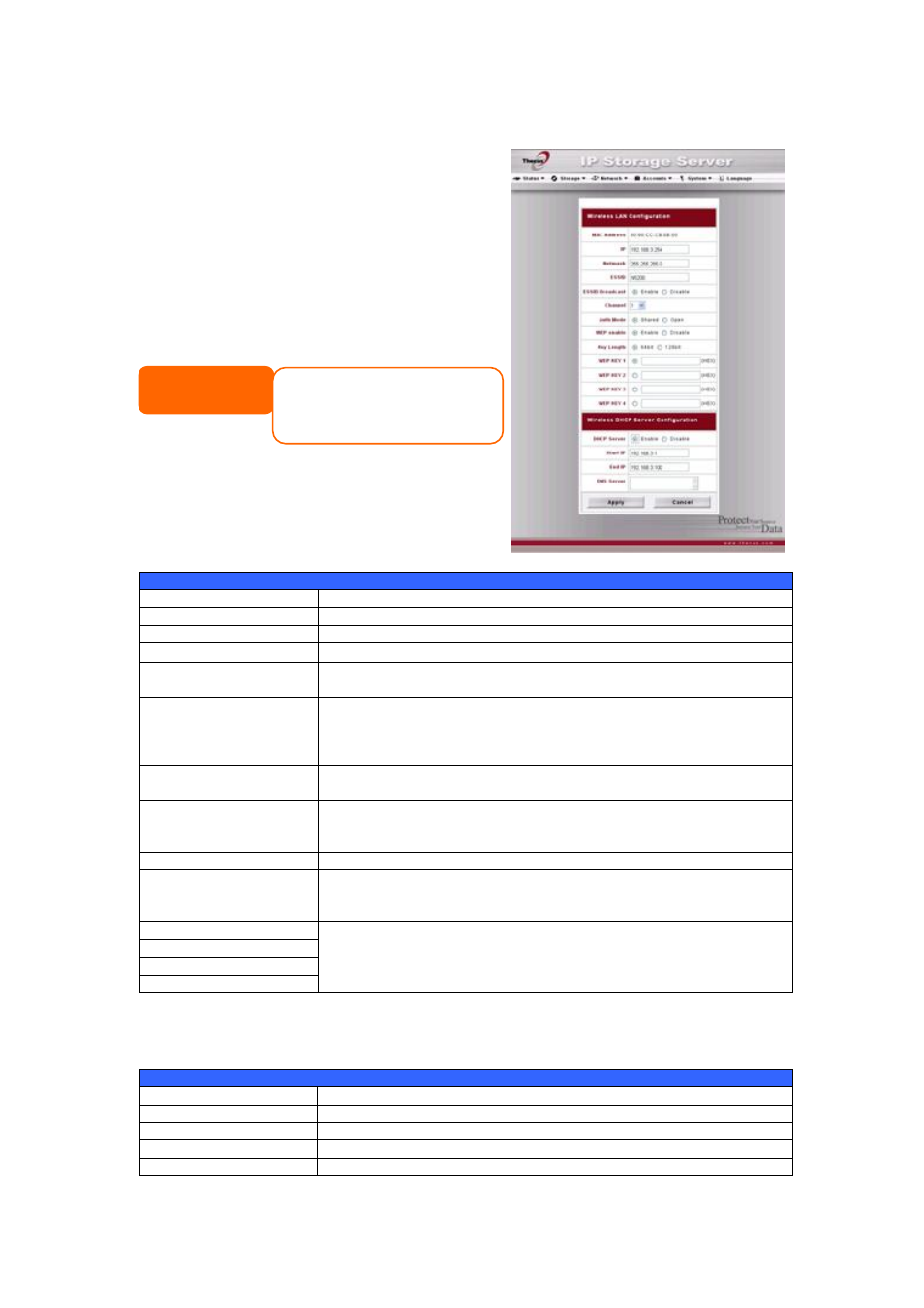 Wlan configuration | Thecus Technology M3800 User Manual | Page 34 / 104
