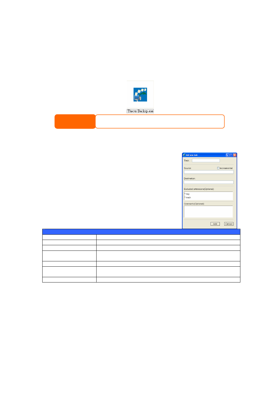 Thecus backup utility | Thecus Technology N299 User Manual | Page 73 / 94