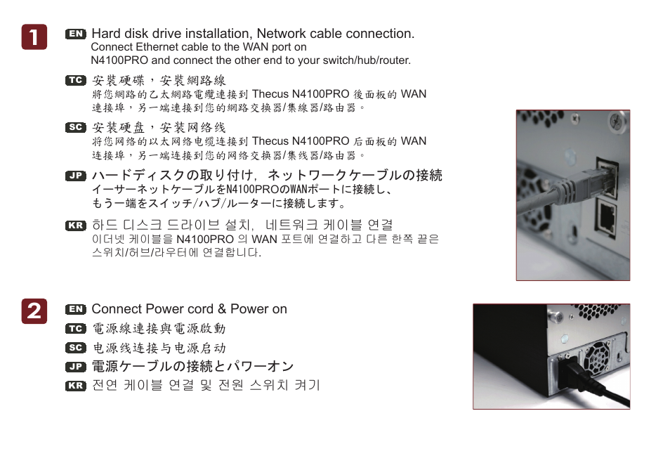 Thecus Technology IP Storage Appliance N4100PRO User Manual | Page 2 / 6