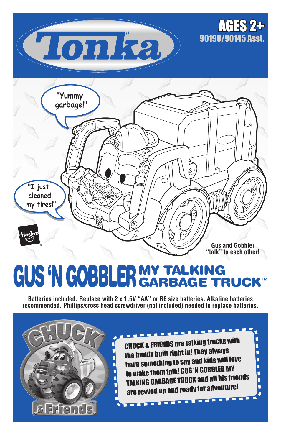 Tonka GUS 'N GOBBLER User Manual | 2 pages