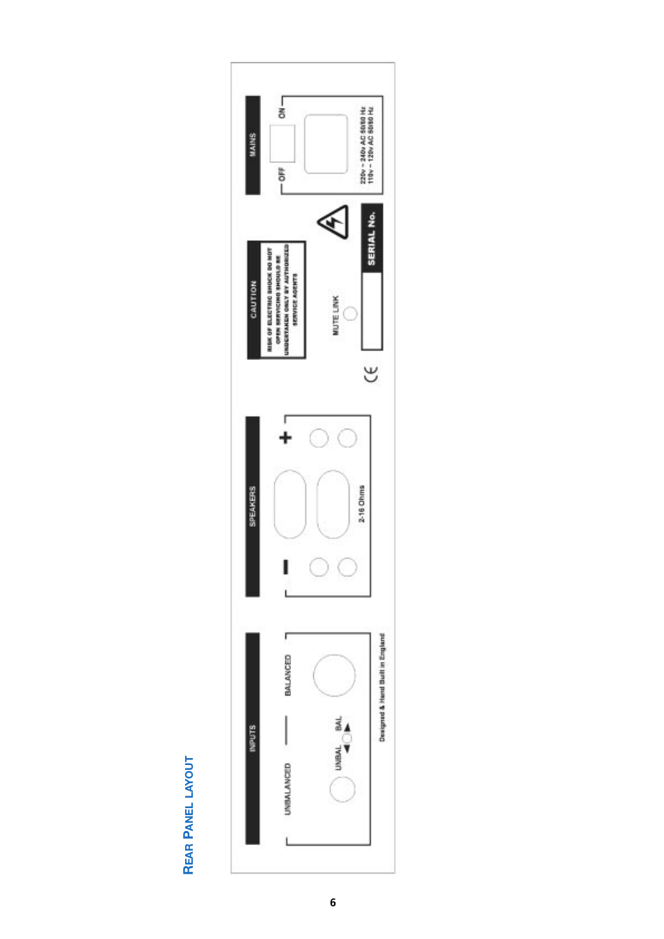 Talk electronic Tornado 3.1B Power Amplifier User Manual | Page 6 / 6