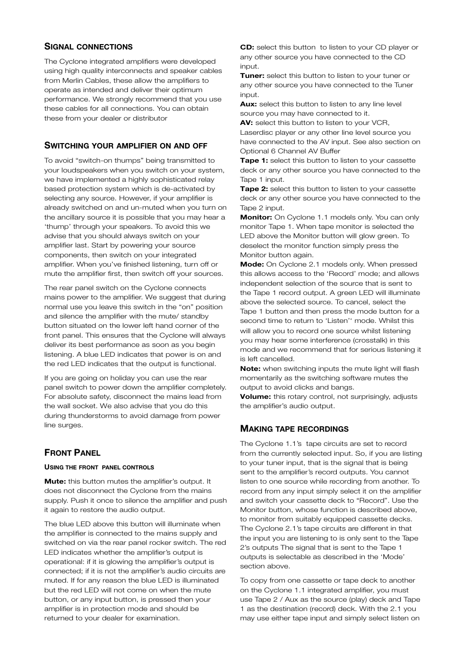 Talk electronic Cyclone User Manual | Page 3 / 5