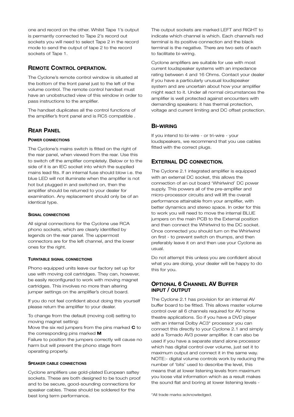 Av b | Talk electronic Cyclone User Manual | Page 4 / 5