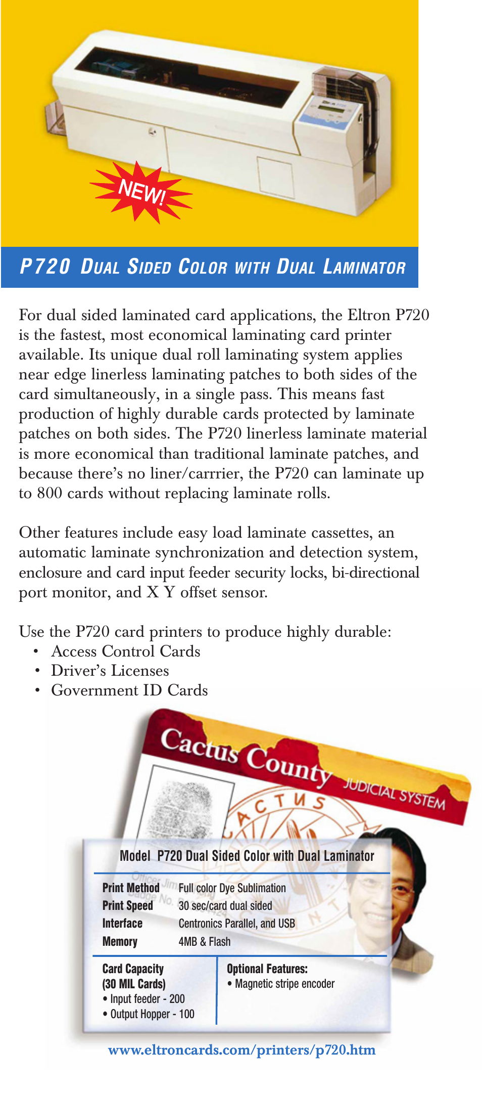 P 7 2 0 d | The Eltron Company P 4 2 0 User Manual | Page 10 / 10