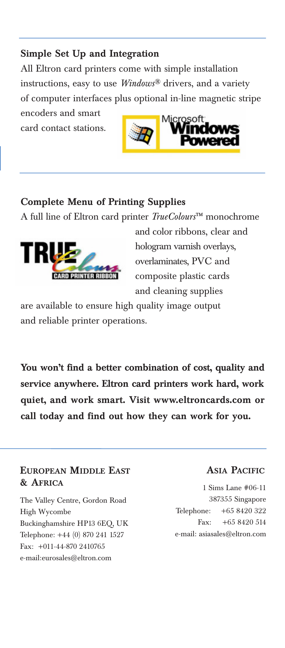 The Eltron Company P 4 2 0 User Manual | Page 3 / 10