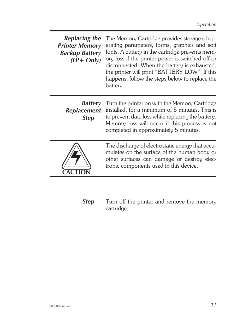 The Eltron Company LP2122 User Manual | Page 27 / 48