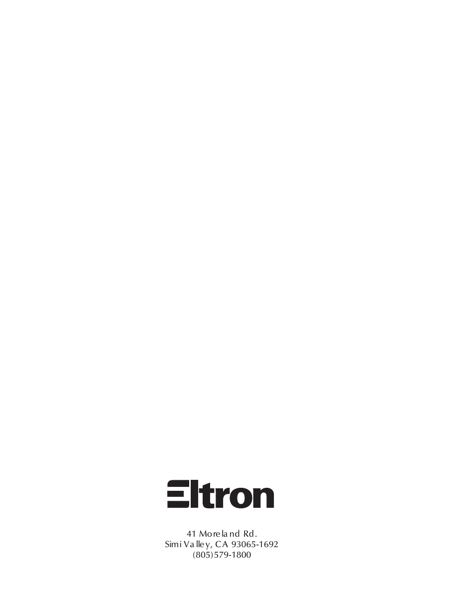 The Eltron Company LP2122 User Manual | Page 48 / 48