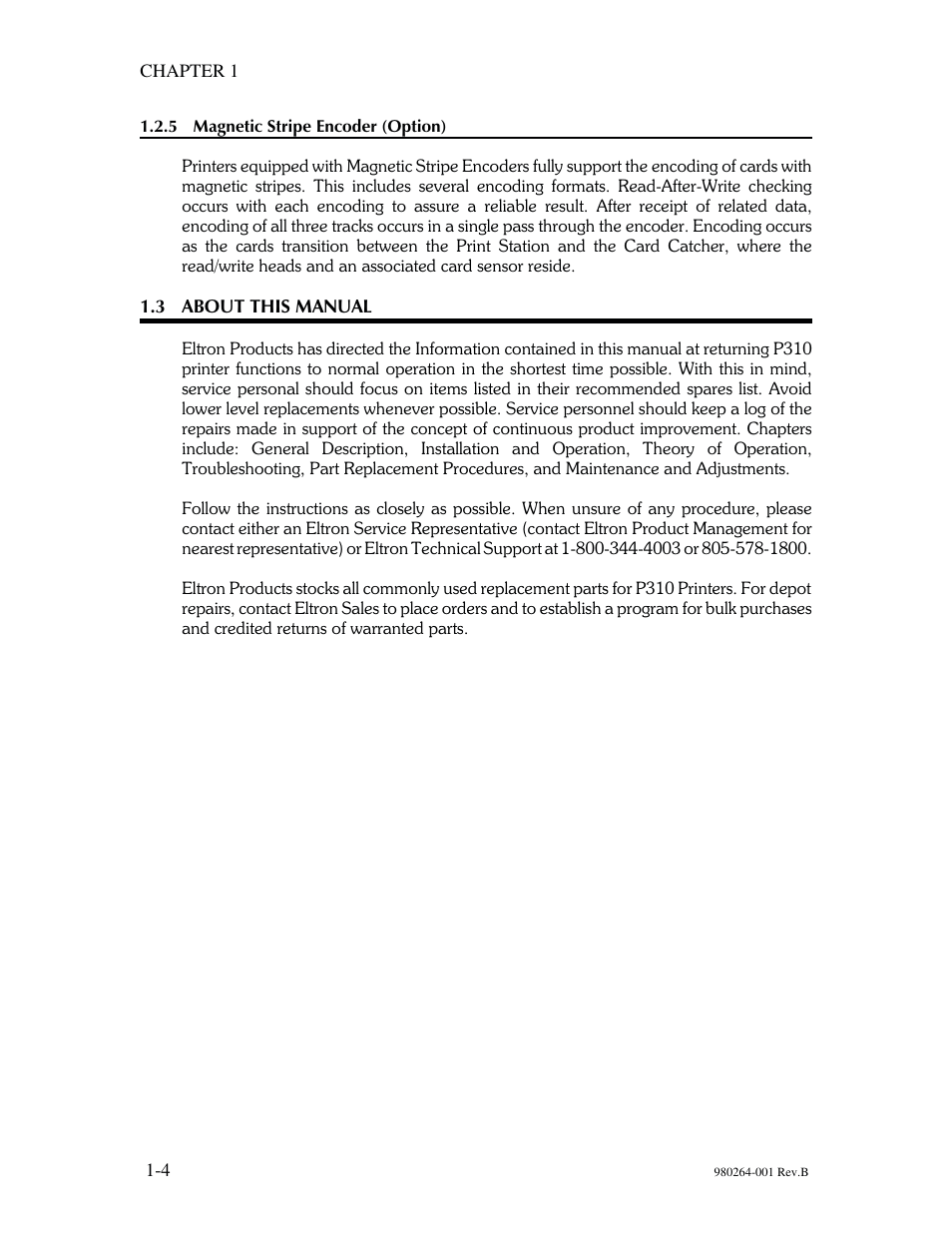The Eltron Company P310 User Manual | Page 12 / 112