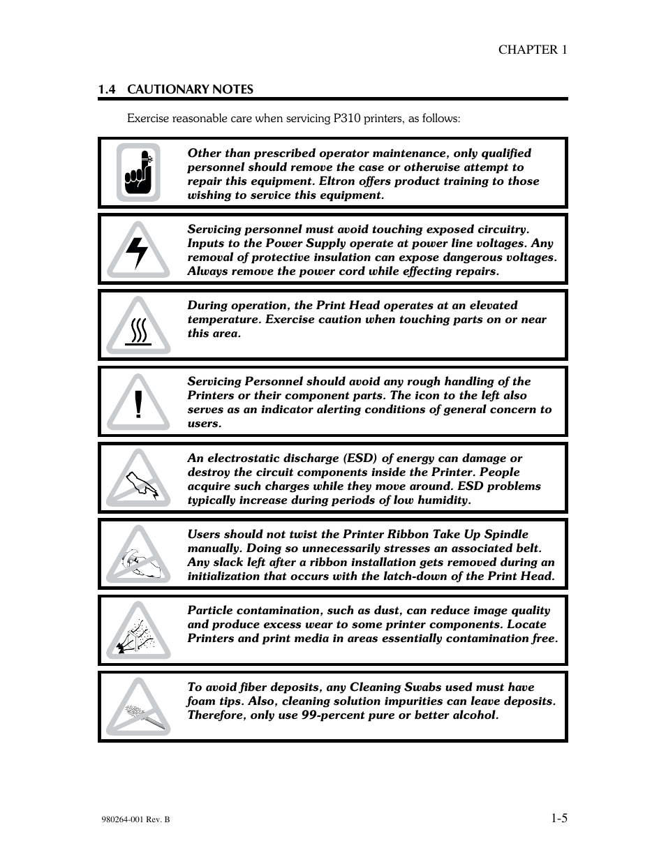 The Eltron Company P310 User Manual | Page 13 / 112