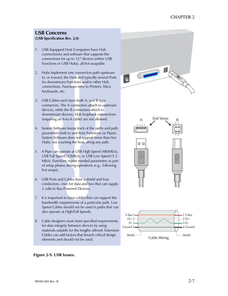 Usb concerns, 7 chapter 2 | The Eltron Company P310 User Manual | Page 21 / 112