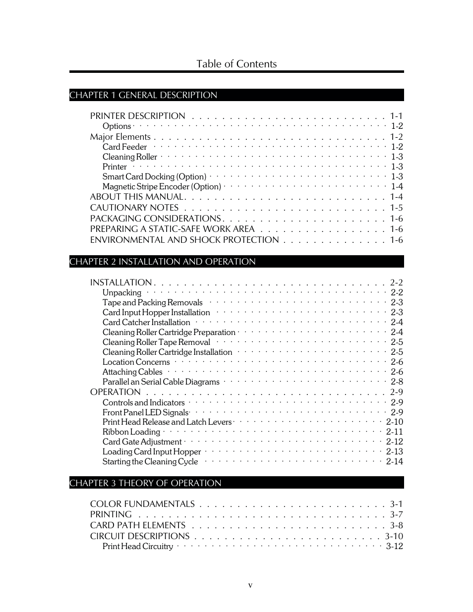 The Eltron Company P310 User Manual | Page 5 / 112