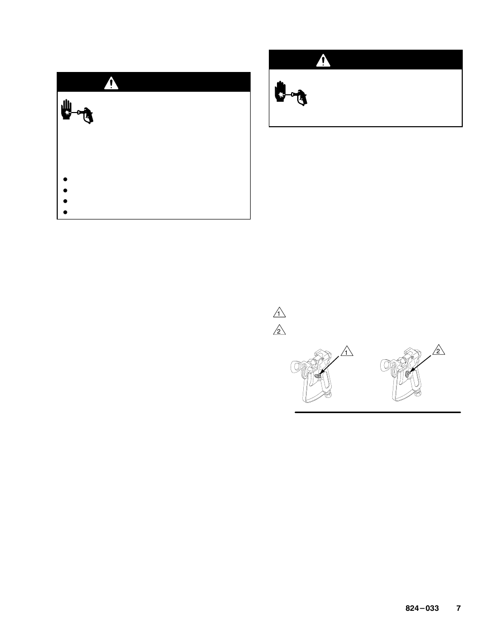 Operation, Warning | Sherwin-Williams ULTIMATE 824-032 User Manual | Page 7 / 32